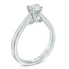 Thumbnail Image 2 of 1/2 CT. Certified Canadian Diamond Solitaire Engagement Ring in 18K White Gold (I/SI2)