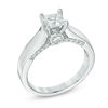 1 CT. T.W. Princess-Cut Diamond  Engagement Ring in 14K White Gold