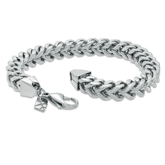 Men's Shaquille O'Neal 8.0mm Wheat Necklace and Bracelet