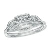 Thumbnail Image 2 of 1-1/4 CT. T.W. Diamond Frame Past Present Future® Engagement Ring in 14K White Gold