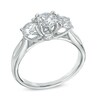 Thumbnail Image 1 of 1-1/2 CT. T.W. Diamond Past Present Future® Engagement Ring in 14K White Gold