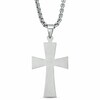 Thumbnail Image 3 of Men's Stacked Cross Pendant in Stainless Steel - 24"