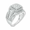 Thumbnail Image 1 of 2 CT. T.W. Composite Diamond Layered Frame Ring in 10K White Gold