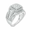 Thumbnail Image 2 of 2 CT. T.W. Composite Diamond Layered Frame Ring in 10K White Gold