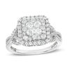 Thumbnail Image 0 of 1 CT. T.W. Composite Diamond Frame Ring in 10K White Gold