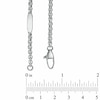 Thumbnail Image 1 of Men's Signature Tag Box Chain Necklace in Stainless Steel - 30"