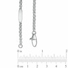 Thumbnail Image 2 of Men's Signature Tag Box Chain Necklace in Stainless Steel - 30"