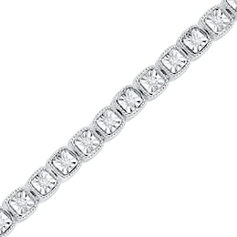 1/4 CT. T.W. Diamond Tennis Bracelet in Sterling Silver - 7.25&quot;