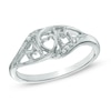 Thumbnail Image 1 of Diamond Accent "MOM" Ring in Sterling Silver