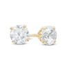 Thumbnail Image 1 of Child's 4.0mm Cubic Zirconia Solitaire Stud Earrings in 14K Gold