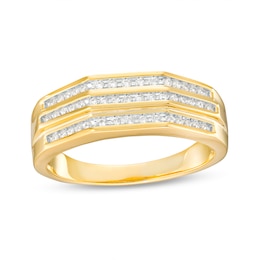 1/4 CT. T.W. Diamond Wedding Band in 10K Gold