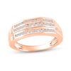 Thumbnail Image 1 of Men's 1/2 CT. T.W. Diamond Wedding Band in 10K Rose Gold