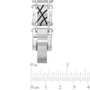 Thumbnail Image 2 of Men's 1/4 CT. T.W. Diamond Double Row Bracelet in Stainless Steel - 8.5"