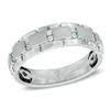 Thumbnail Image 0 of Men's 1/10 CT. T.W. Diamond Anniversary Band in 10K White Gold