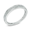 Thumbnail Image 2 of Men's 1/20 CT. T.W. Diamond Wedding Band in 10K White Gold