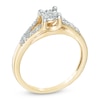 Thumbnail Image 1 of 1/20 CT. T.W. Diamond Split Shank Promise Ring in 10K Gold
