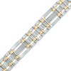 Thumbnail Image 1 of 1/4 CT. T.W. Diamond Bracelet in Two-Tone Stainless Steel - 8.75"