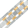 Thumbnail Image 2 of 1/4 CT. T.W. Diamond Bracelet in Two-Tone Stainless Steel - 8.75"