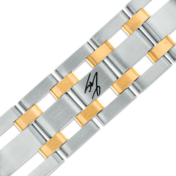 1/4 CT. T.W. Diamond Bracelet in Two-Tone Stainless Steel