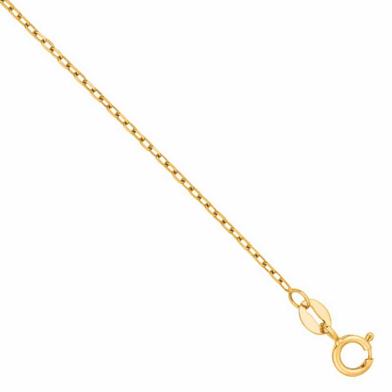 Main Image 1 of 1.3mm Cable Chain Necklace in 14K Gold - 20"