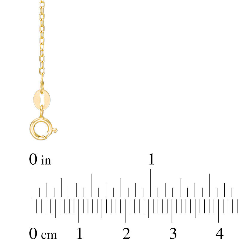 Main Image 2 of 1.3mm Cable Chain Necklace in 14K Gold - 20"
