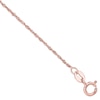 Thumbnail Image 1 of 1.03mm Singapore Chain Necklace in Solid 14K Rose Gold - 18"