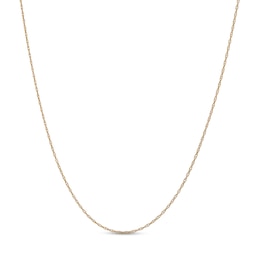 0.76mm Rope Chain Necklace in 14K Gold - 18&quot;