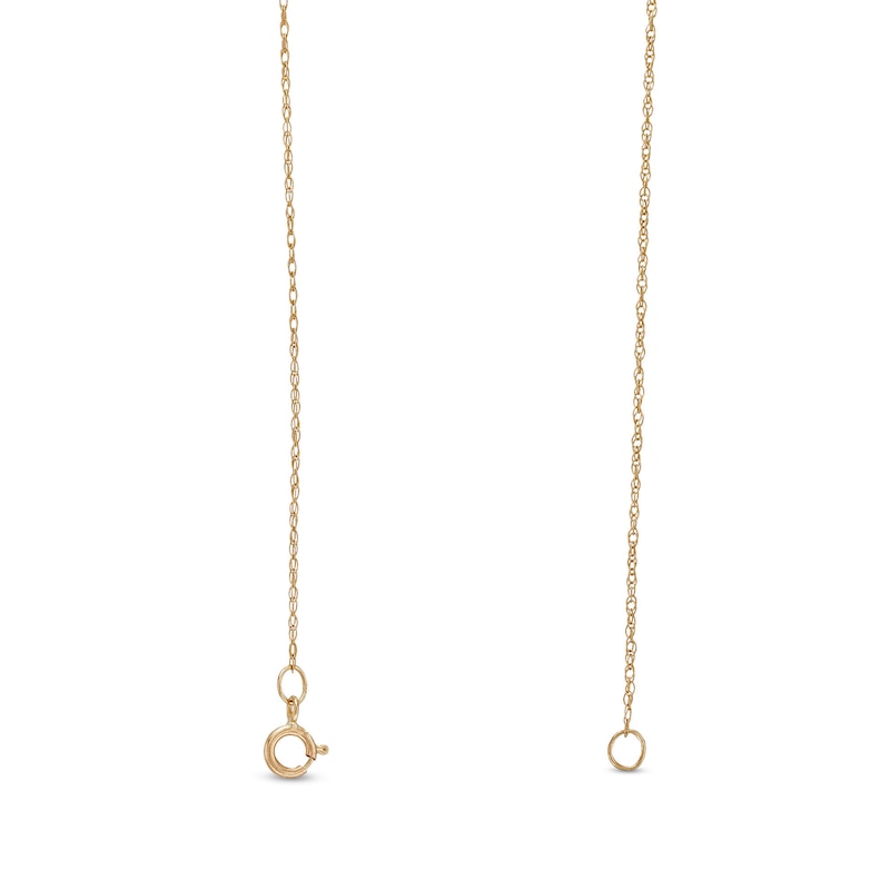 Main Image 3 of 0.76mm Rope Chain Necklace in Solid 14K Gold - 18"