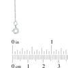 Thumbnail Image 2 of Ladies' 0.76mm Rope Chain Necklace in Solid 14K White Gold - 16"