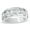 2 CT. T.W. Diamond Six Stone Anniversary Band In 14K White Gold