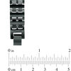 Thumbnail Image 3 of 1/2 CT. T.W. Enhanced Blue Diamond Bracelet in Black Tungsten and Stainless Steel - 8.5"
