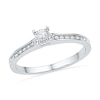 Thumbnail Image 0 of 1/10 CT. T.W. Diamond Promise Ring in 10K White Gold