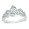Thumbnail Image 1 of 1/5 CT. T.W. Diamond Tiara Ring in Sterling Silver