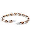Thumbnail Image 2 of Necklace and Bracelet Set in Two-Tone Stainless Steel - 24"