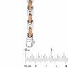 Thumbnail Image 3 of Necklace and Bracelet Set in Two-Tone Stainless Steel - 24"