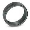 Thumbnail Image 1 of Men's 7.0mm Comfort Fit Wedding Band in Black Cobalt - Size 10