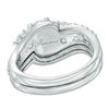 Thumbnail Image 2 of 1-1/4 CT. T.W. Diamond Past Present Future® Bridal Set in 14K White Gold