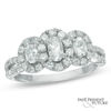 Thumbnail Image 0 of 1 CT. T.W. Certified Oval Diamond Past Present Future® Ring in 14K White Gold (I/I1)