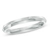 Thumbnail Image 0 of Ladies' 2.5mm Knife Edge Comfort Fit Wedding Band in 14K White Gold