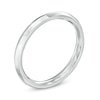 Ladies' 2.5mm Knife Edge Comfort Fit Wedding Band in 14K White Gold