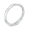 Thumbnail Image 2 of Ladies' 2.5mm Knife Edge Comfort Fit Wedding Band in 14K White Gold