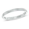 Thumbnail Image 0 of Ladies' 2.0mm Satin Wedding Band in 14K White Gold