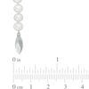 Thumbnail Image 4 of 6.0-8.0mm Freshwater Cultured Pearl and Crystal Strand Necklace, Bracelet and Drop Earrings Set in Sterling Silver