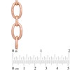 Thumbnail Image 1 of Crystal Link Necklace in Brass with 18K Rose Gold Plate