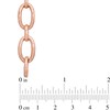 Thumbnail Image 2 of Crystal Link Necklace in Brass with 18K Rose Gold Plate