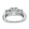 Thumbnail Image 2 of 7/8 CT. T.W. Diamond and Blue Sapphire Past Present Future® Ring in 14K White Gold