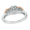 Thumbnail Image 3 of 1 CT. T.W. Diamond Frame Past Present Future® Ring in 14K Two-Tone Gold