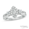 Thumbnail Image 0 of 1 CT. T.W. Marquise Diamond Past Present Future® Ring in 14K White Gold