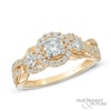 Thumbnail Image 1 of 1 CT. T.W. Diamond Past Present Future® Twist Ring in 14K Gold