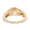 Thumbnail Image 2 of 1 CT. T.W. Diamond Past Present Future® Twist Ring in 14K Gold